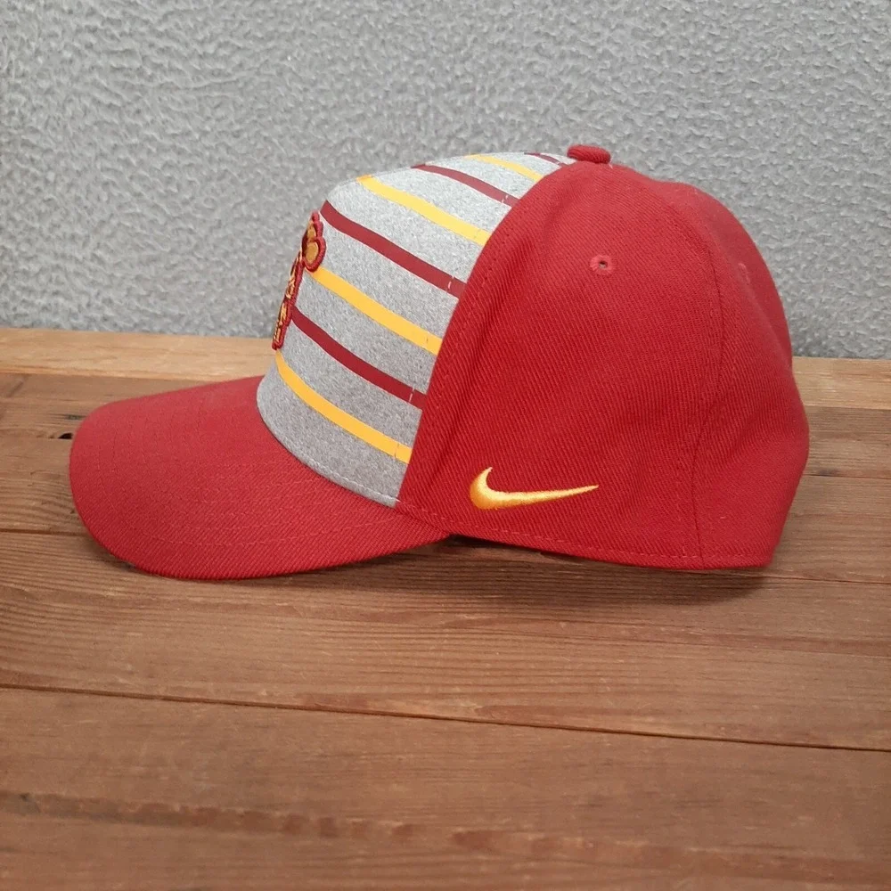 USC‎ Trojans Hat Adult Multicolor Fitted Cap Nike Classic 99 Dri Fit Swoosh NCAA